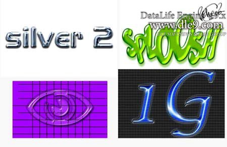 Подборка Actions для DLE text for Photoshop