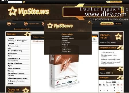 Шаблоны для DLE VipSite