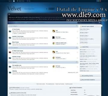 Velvet 2.2.0 шаблон дле фон для форума IP.Board 3.1.4