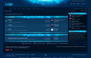 Bluegiant IPB 3.3.x впечатляющий красивый скин форума