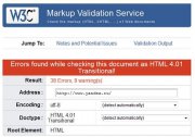 Проверка HTML кода на валидность сайтов DLE