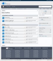 XenForo 1.2.3 iOS мобильная тема форума скин (фон стиль)