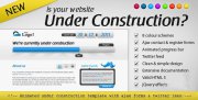 HTML оффлайн страница с анимационной панелью