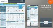 Шаблон админ панели Liquid HTML PSD файлы