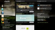 PSD макет cPanel панель управления для CMS