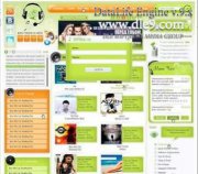 MusiCMD DLE шаблон тема музыка