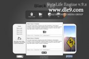 BlackPad PSD макет шаблона блока посвященный iPad