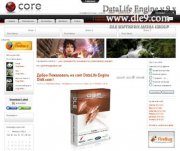 ER-Core DLE шаблон для блога журнала