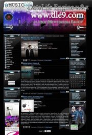 MusicLife DLE шаблон на тему музыки