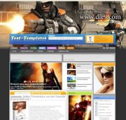 Universal DLE шаблон на игровую тематику