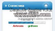 Модуль Dle Online со шкалой и процентным соотношение