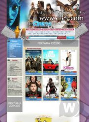 Cinema Dle кино шаблон