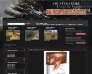 Игровой шаблон DLE Alado игры Counter Strike CS