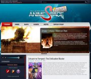 AnimeSpace для DLE шаблон аниме