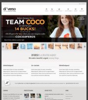 Блоговый html шаблон Di’verso
