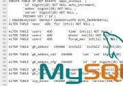 Хак DLE Mysql differences tables