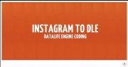 Вставка в DLE фотографий из Instagram
