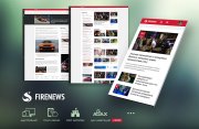 Новостной шаблон FIRENEWS для DLE 11.X