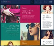 HTML шаблон Fashion Blog - сайт о моде и аксессуарах