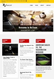 Спортивный HTML шаблон zSoccer