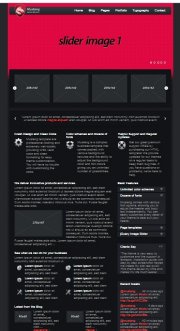 Автомобильный шаблон HTML Mustang Dark