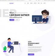 Сайт веб-разработчика — шаблон HTML5 Satner