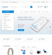 Магазин гаджетов и электроники шаблон HTML Onetech